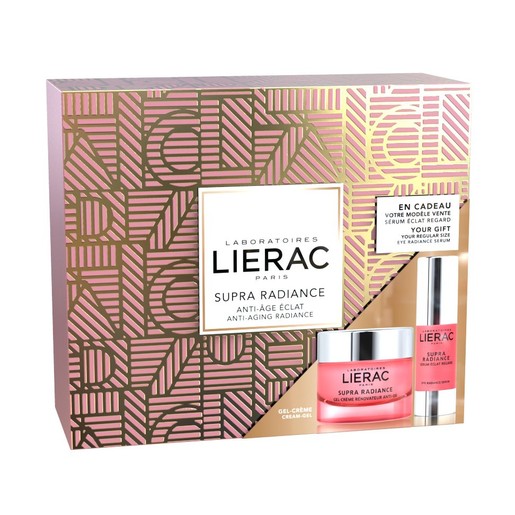 Lierac Gift Box Supra Radiance Gel-Creme Renovatrice Anti-Ox 50ml & Δώρο Supra Radiance Eye Radiance Serum 15ml Lierac Gift Box Supra Radiance Gel-Creme Renovatrice Anti-Ox 50ml & Δώρο Supra Radiance Eye Radiance Serum 15ml