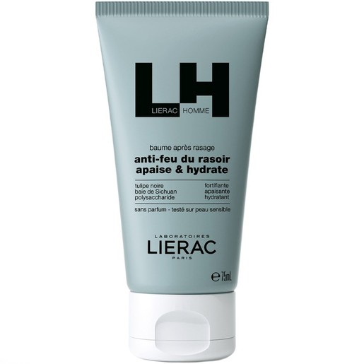 Lierac Homme After Shave Balm Anti-Razor Burn, Soothes & Moisturizes 75ml