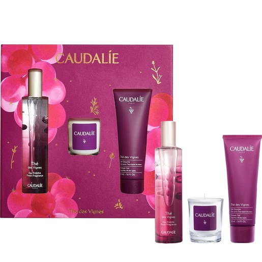 Caudalie Promo The Des Vignes Fresh Fragrance 50ml & Δώρο Shower Gel 50ml & Δώρο Scented Candle 35g