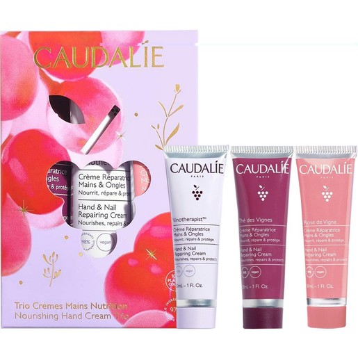 Caudalie Promo Vinotherapist 30ml & The Des Vignes 30ml & Rose de Vigne 30ml Hand & Nail Creams