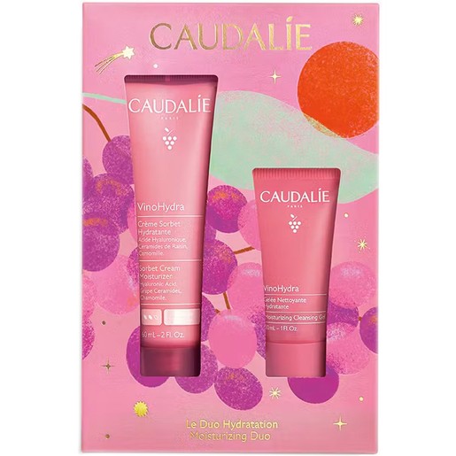 Caudalie Promo VinoHydra Moisturizing Cleansing Gel 30ml & Moisturizer Sorbet Cream 60ml