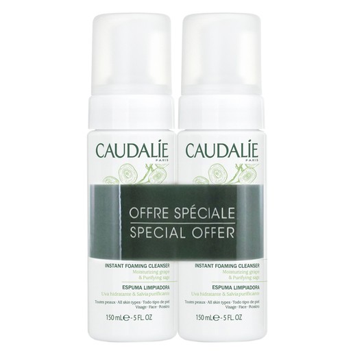 Caudalie Πακέτο Προσφοράς Instant Foaming Cleanser 2x150ml Caudalie Πακέτο Προσφοράς Instant Foaming Cleanser 2x150ml