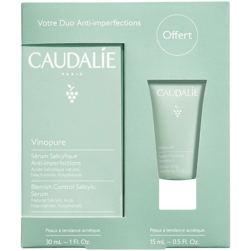 Caudalie Promo Vinopure Blemish Control Infusion Face Serum 30ml & Δώρο Moisturizing Mattifying Face Fluid 15ml Caudalie Promo Vinopure Blemish Control Infusion Face Serum 30ml & Δώρο Moisturizing Mattifying Face Fluid 15ml