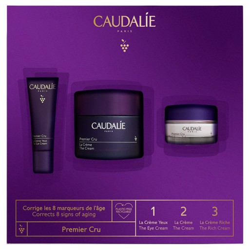 Caudalie Promo Premier Cru Gift Set The Cream 50ml & Δώρο The Eye Cream 5ml & The Rich Cream 15ml Caudalie Promo Premier Cru Gift Set The Cream 50ml & Δώρο The Eye Cream 5ml & The Rich Cream 15ml