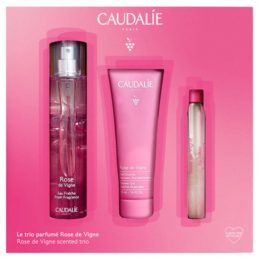 Caudalie Promo Rose de Vigne Gift Set Fresh Fragrance 50ml & Δώρο Shower Gel 50ml & Fragrance 10ml Caudalie Promo Rose de Vigne Gift Set Fresh Fragrance 50ml & Δώρο Shower Gel 50ml & Fragrance 10ml