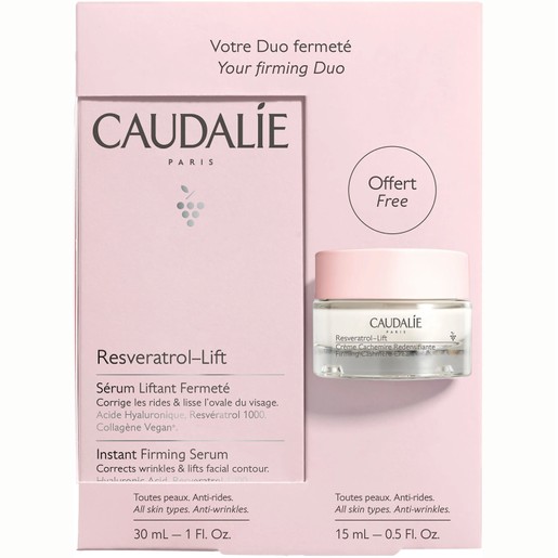 Caudalie Promo Resveratrol Lift Instant Firming Serum 30ml & Δώρο Cashmere Day Face Cream 15ml