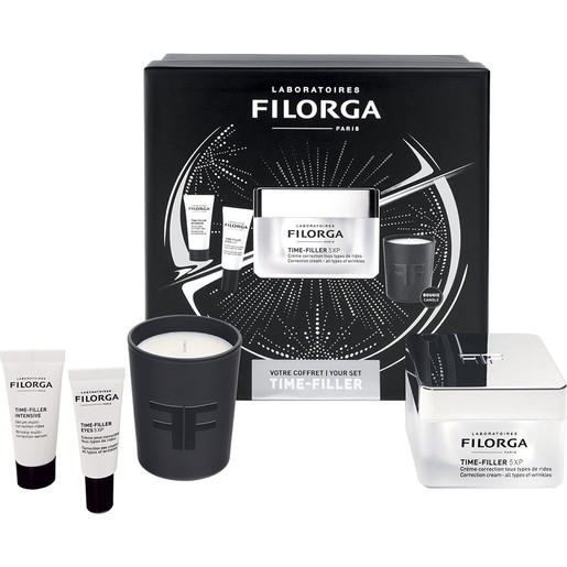 Filorga Promo Your Time-Filler Set Anti-Wrinkle Routine Time-Filler 5XP Correction Cream 50ml & Intensive Serum 7ml & Eyes 5XP 4ml & Scented Candle 1 Τεμάχιο