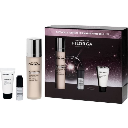 Filorga Promo Lift-Structure Radiance Ultra-Lifting Rosy-Glow Face & Neck Fluid 50ml & Δώρο NCEF-Revitalize Anti-Age Serum 5ml & Sleep & Lift Ultra-Lifting Night Cream 15ml
