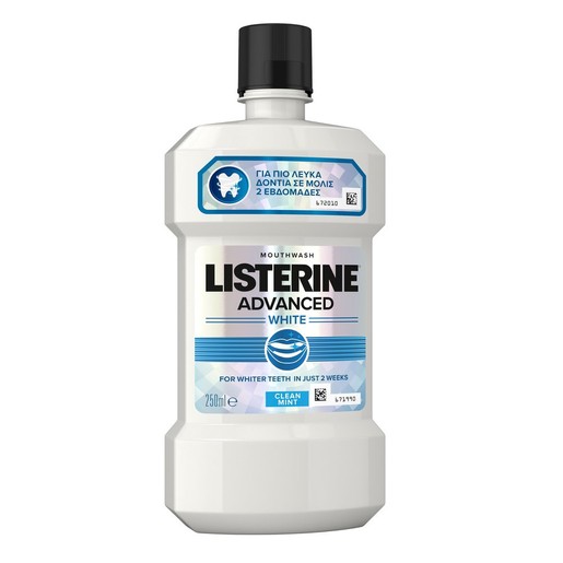 Listerine Advanced White Στοματικό Διάλυμα Πολλαπλής Λειτουργίας για πιο Λευκά Δόντια 250ml Listerine Advanced White Στοματικό Διάλυμα Πολλαπλής Λειτουργίας για πιο Λευκά Δόντια 250ml