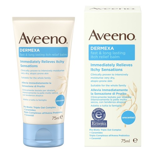 Aveeno Dermexa Fast & Long Lasting Itch Relief Balm Βάλσαμο για Γρήγορη Ανακούφιση από τον Κνησμό που Διαρκεί 75ml Aveeno Dermexa Fast & Long Lasting Itch Relief Balm Βάλσαμο για Γρήγορη Ανακούφιση από τον Κνησμό που Διαρκεί 75ml