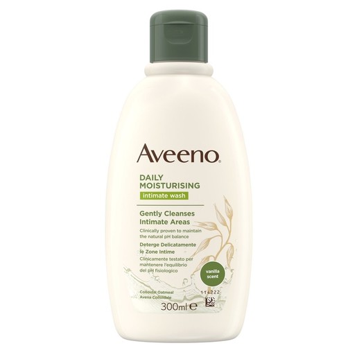 Aveeno Daily Moisturising Intimate Wash Απαλό Υγρό Καθαρισμού για την Ευαίσθητη Περιοχή με Άρωμα Βανίλια 300ml