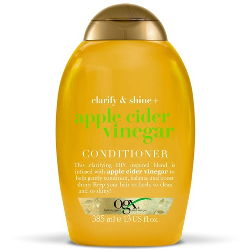 OGX Apple Cider Vinegar Clarify & Shine​​​​​​​ Conditioner Μαλακτική Κρέμα Μαλλιών για Βαθύ Καθαρισμό, Λάμψη & Μείωση της Λιπαρότητας 385ml
