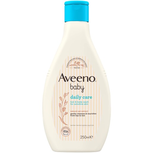 Aveeno Baby Daily Care Hair & Body Wash for Sensitive Skin 250ml