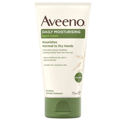 Aveeno Daily Moisturising & Nourishes Hand Cream for Normal to Dry Hands 75ml