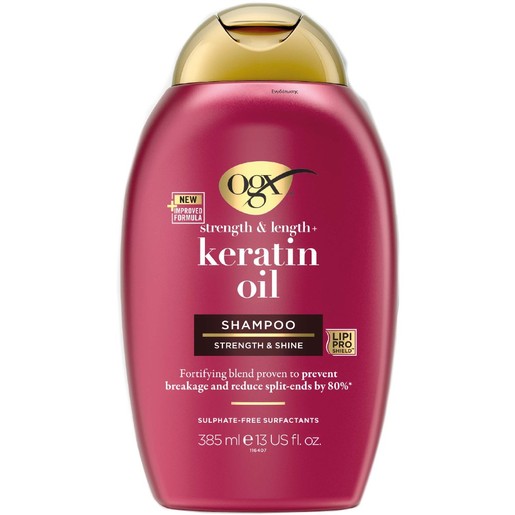 OGX Keratin Oil Anti Breakage Strength & Length Shampoo 385ml OGX Keratin Oil Anti Breakage Strength & Length Shampoo 385ml