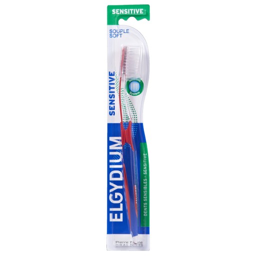 Elgydium Sensitive Toothbrush Soft Χειροκίνητη Μαλακή Οδοντόβουρτσα Κατάλληλη για Ευαίσθητα Δόντια 1 Τεμάχιο Elgydium Sensitive Toothbrush Soft Χειροκίνητη Μαλακή Οδοντόβουρτσα Κατάλληλη για Ευαίσθητα Δόντια 1 Τεμάχιο