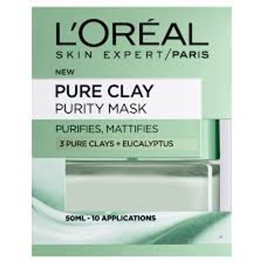 L\'oreal Paris Pure Clay Purity Mask 50ml L\'oreal Paris Pure Clay Purity Mask 50ml
