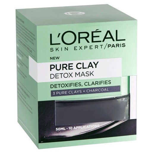 L\'oreal Paris Pure Clay Detox Mask Μάσκα Καθαρισμού και Λάμψης 50ml L\'oreal Paris Pure Clay Detox Mask Μάσκα Καθαρισμού και Λάμψης 50ml