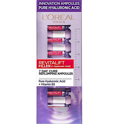 L\'oreal Paris Revitalift Filler Renew Replumping Ampoules with Hyaluronic Acid 7 Ampoules