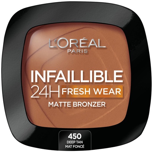 L\'oreal Paris Infaillible 24H Fresh Wear Matte Bronzer 9g - 450 Deep Tan