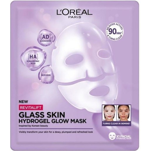 L\'Oreal Paris Revitalift Glass Skin Hydrogel Glow Mask 25gr