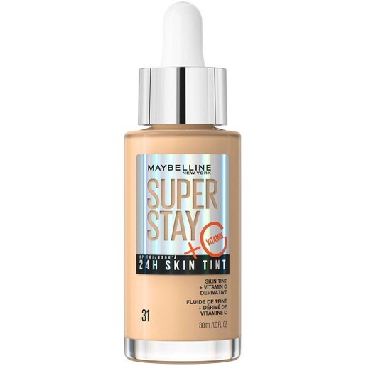 Maybelline Super Stay 24H Skin Tint with Vitamin C Liquid Foundation 30ml - 31