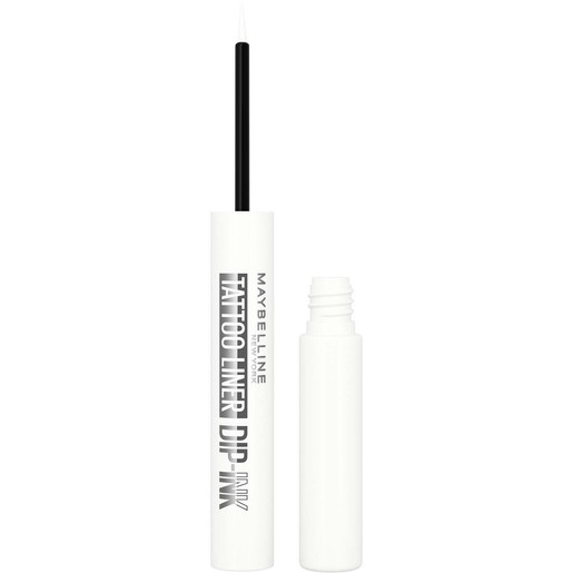 Maybelline Tattoo Liner Dip-Ink 3.5ml - White Canvas Maybelline Tattoo Liner Dip-Ink 3.5ml - White Canvas