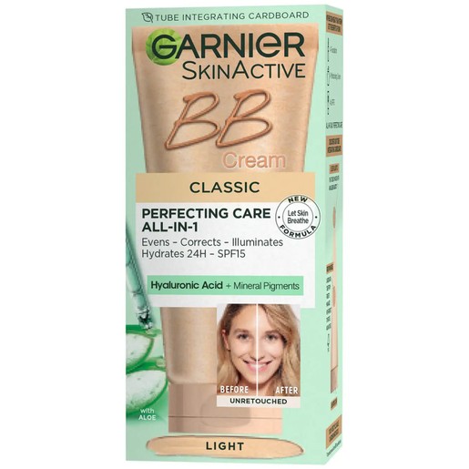 Garnier SkinActive BB Cream Classic Spf15 Perfecting Care All in 1 Light 50ml Garnier SkinActive BB Cream Classic Spf15 Perfecting Care All in 1 Light 50ml