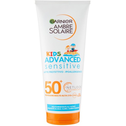 Garnier Ambre Solaire Kids Sensitive Advanced Spf50+ Hypoallergenic Sun Protection Milk 200ml Garnier Ambre Solaire Kids Sensitive Advanced Spf50+ Hypoallergenic Sun Protection Milk 200ml