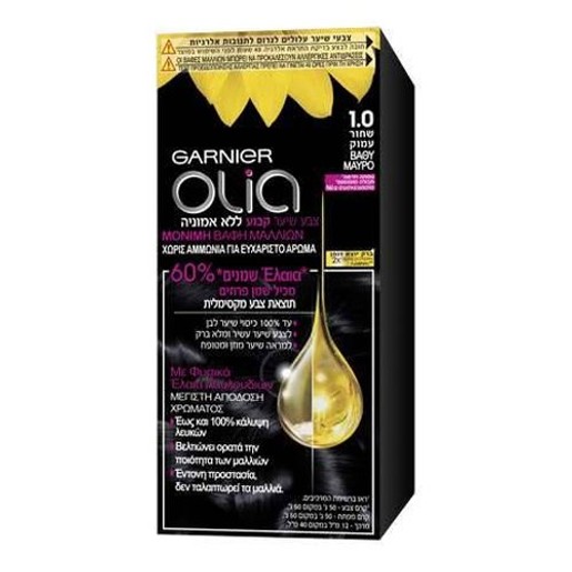 Garnier Olia Mini Kit 50gr - No1.0 Βαθύ Μαύρο Garnier Olia Mini Kit 50gr - No1.0 Βαθύ Μαύρο