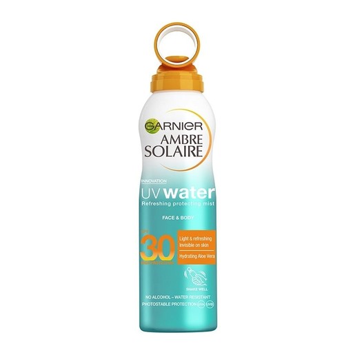 Garnier Ambre Solaire UV Water Refreshing Protecting Mist Spf30 Spray Υψηλής Αντηλιακής Προστασίας Προσώπου Σώματος 200ml Garnier Ambre Solaire UV Water Refreshing Protecting Mist Spf30 Spray Υψηλής Αντηλιακής Προστασίας Προσώπου Σώματος 200ml