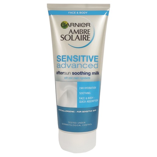 Garnier Ambre Solaire Sensitive Advanced After Sun Soothing Milk 200ml Garnier Ambre Solaire Sensitive Advanced After Sun Soothing Milk 200ml