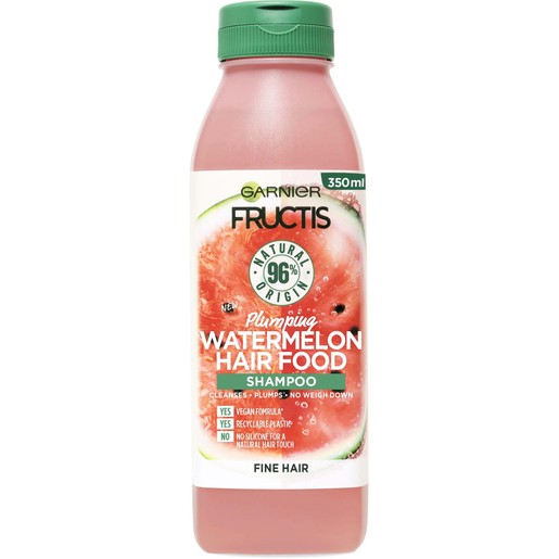 Garnier Fructis Hair Food Plumping Shampoo Watermelon 350ml Garnier Fructis Hair Food Plumping Shampoo Watermelon 350ml