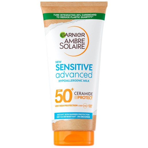 Garnier Ambre Solaire Sensitive Advanced Hypoallergenic Body Milk Spf50+, 175ml