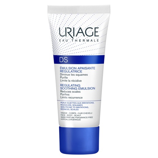 Uriage Eau Thermale Ds Regulating Soothing Emulsion Αναδομεί το Δέρμα και Καταπραΰνει την Αίσθηση Δυσφορίας 40ml