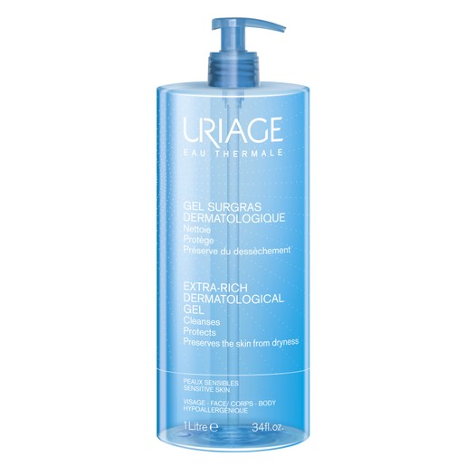 Uriage Eau Thermale Extra Rich Dermatological Gel Καθαρίζει και Προσφέρει Αίσθηση Άνεσης 1lt Uriage Eau Thermale Extra Rich Dermatological Gel Καθαρίζει και Προσφέρει Αίσθηση Άνεσης 1lt