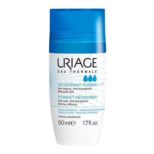 Uriage Eau Thermale Power 3 Deodorant Προσφέρει Αποτελεσματική Δράση Ενάντια στην Εφίδρωση και Καταπολεμά τις Οσμές 50ml Uriage Eau Thermale Power 3 Deodorant Προσφέρει Αποτελεσματική Δράση Ενάντια στην Εφίδρωση και Καταπολεμά τις Οσμές 50ml