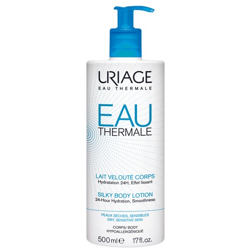 Uriage Eau Thermale Silky Body Lotion Ενυδατώνει Εντατικά για 24 ώρες 500ml Uriage Eau Thermale Silky Body Lotion Ενυδατώνει Εντατικά για 24 ώρες 500ml