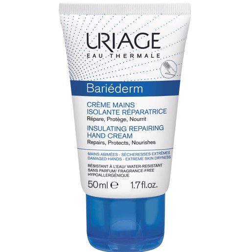 Uriage Eau Thermale Bariederm Insulating Repairing Hand Cream Θρέφει Καταπραΰνει και Απαλύνει τα Πολύ Ξηρά Χέρια 50ml Uriage Eau Thermale Bariederm Insulating Repairing Hand Cream Θρέφει Καταπραΰνει και Απαλύνει τα Πολύ Ξηρά Χέρια 50ml