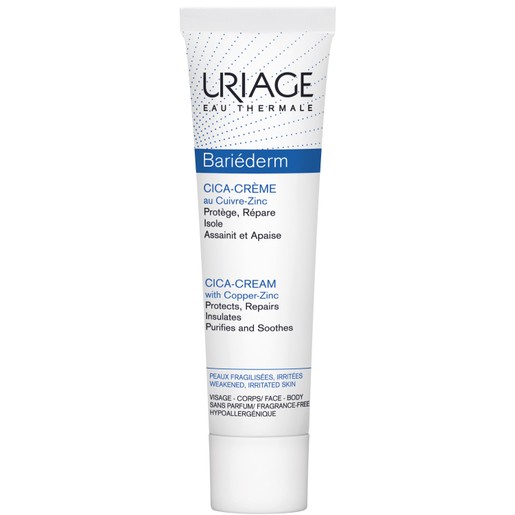 Uriage Eau Thermale Bariederm Cica Cream Προστατευτική Αναπλαστική Κρέμα Ιδανική για το Εύθραυστο Δέρμα 40ml Uriage Eau Thermale Bariederm Cica Cream Προστατευτική Αναπλαστική Κρέμα Ιδανική για το Εύθραυστο Δέρμα 40ml