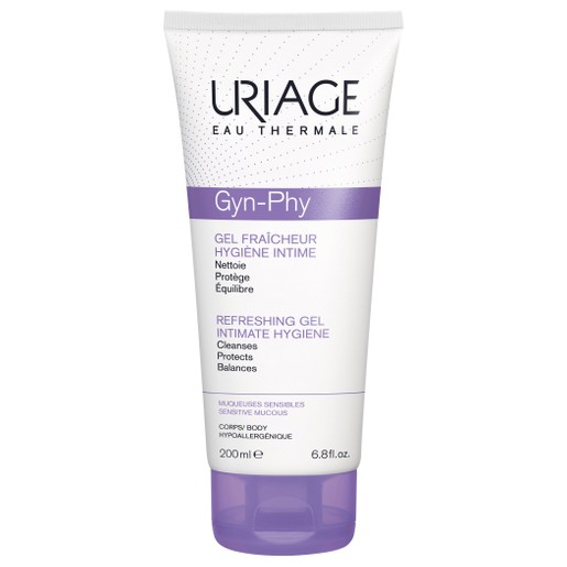 Uriage Eau Thermale Gyn-Phy Refreshing Gel Intimate Hygiene για την Υγιεινή των Βλεννογόνων της Ευαίσθητης Περιοχής 200ml Uriage Eau Thermale Gyn-Phy Refreshing Gel Intimate Hygiene για την Υγιεινή των Βλεννογόνων της Ευαίσθητης Περιοχής 200ml