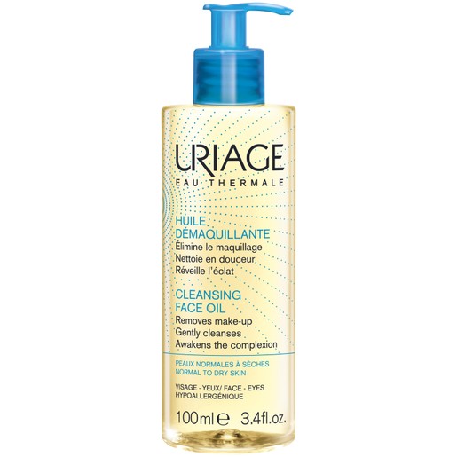 Uriage Eau Thermale Cleansing Face Oil Απομακρύνει το Μακιγιάζ το Σμήγμα και τους Ρύπους 100ml Uriage Eau Thermale Cleansing Face Oil Απομακρύνει το Μακιγιάζ το Σμήγμα και τους Ρύπους 100ml