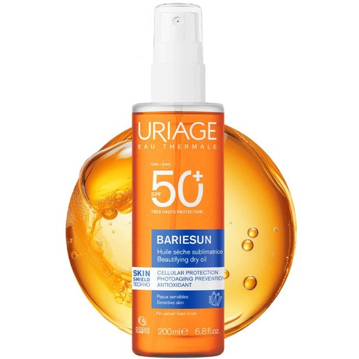 Uriage Bariesun Beautifying Spf50+ Satin Finish Dry Oil Spray 200ml