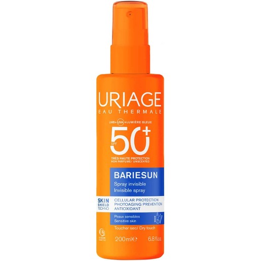Uriage Bariesun Invisible Unscented Spf50+ Dry Touch Spray 200ml