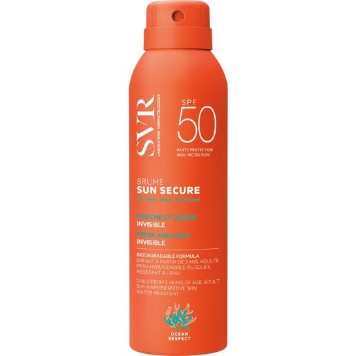 SVR Sun Secure Fresh & Light Spf50 Invisible Brume Spray 200ml