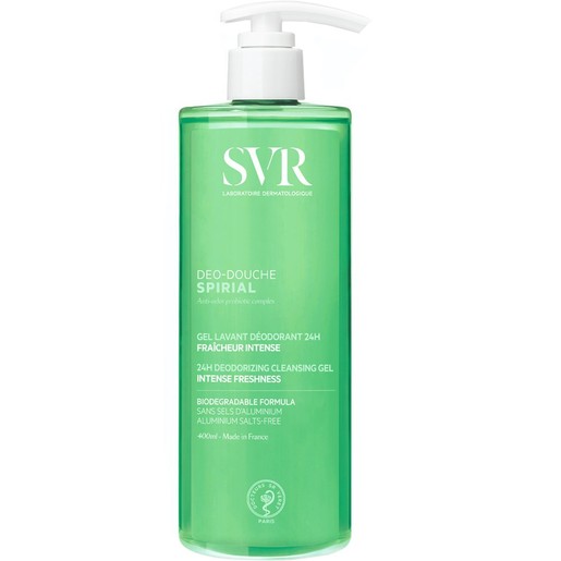 SVR Spirial Intense Freshness 24h Deodorizing Cleansing Gel 400ml