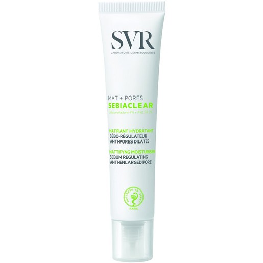SVR Sebiaclear Mat & Pores Sebum Regulating Anti-Enlarged Pore Cream 40ml