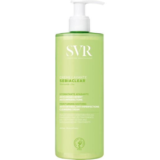 SVR Sebiaclear Anti-Dryness & Imperfections Moisturising Soothing Cleansing Cream 400ml