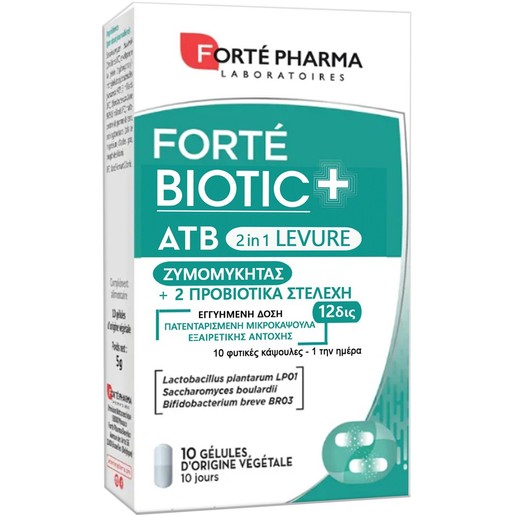 Forte Pharma Forte Biotic+ ATB Levure 2in1, 10caps
