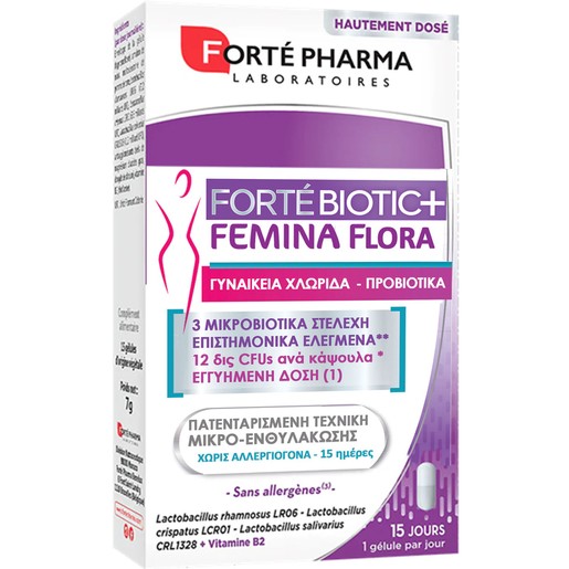 Forte Pharma ForteBiotic Femina Flora 15caps